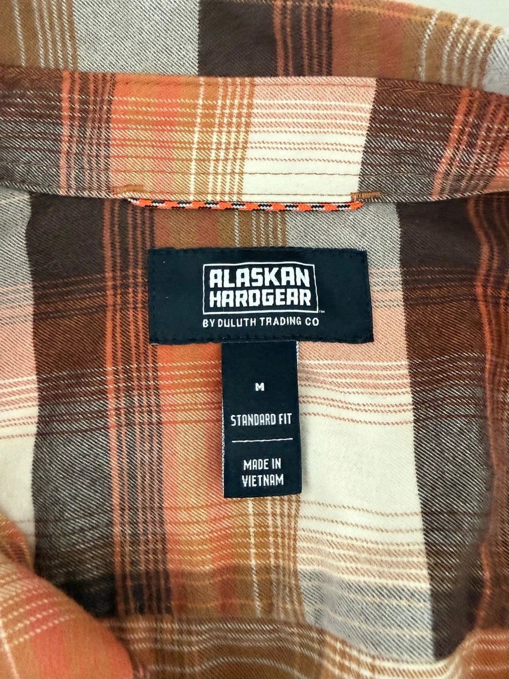 Duluth Alaskan Hardgear Boar’s Nest Plaid Flannel Shirt M